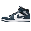Air Jordan 1 Mid 'Dark Teal' — UK 3 | EU 35.5 | US 3.5 — Front View
