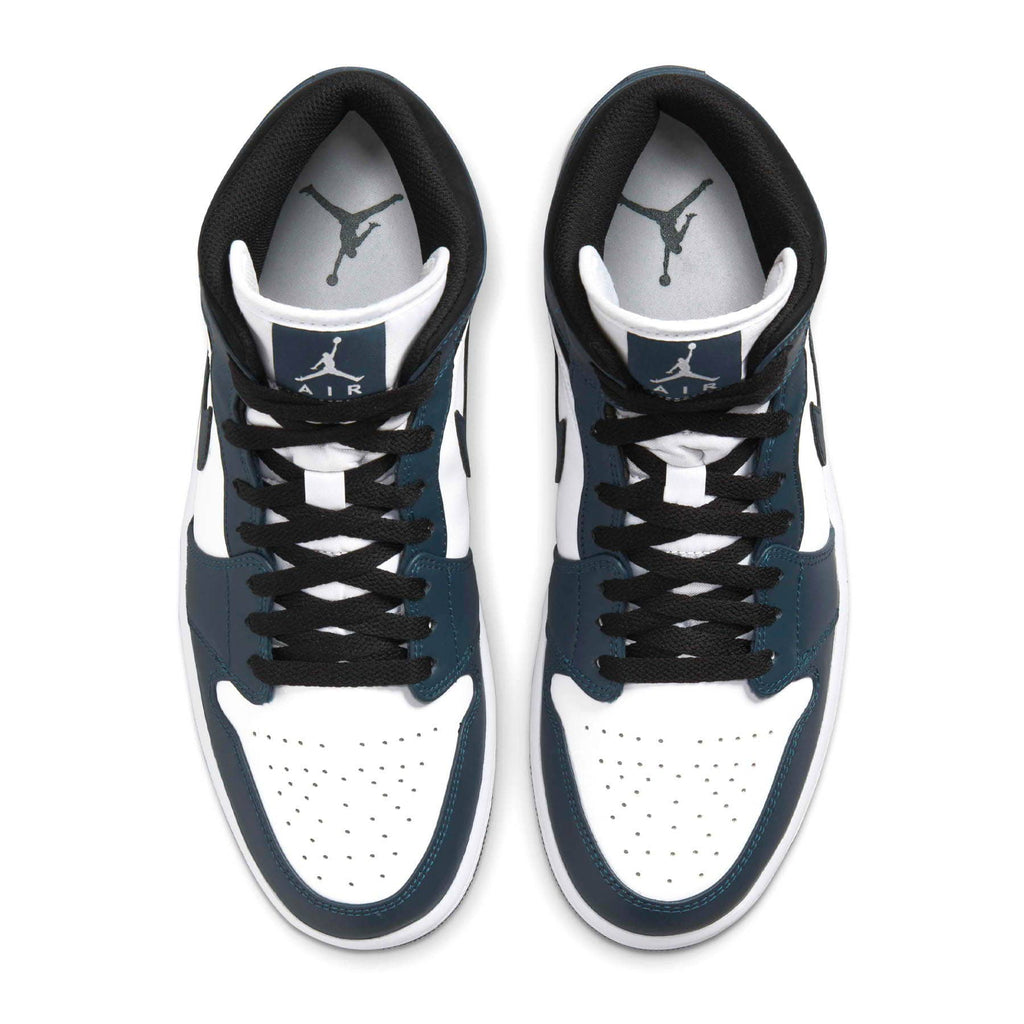 Air Jordan 1 Mid 'Dark Teal' — UK 3 | EU 35.5 | US 3.5 — Back View