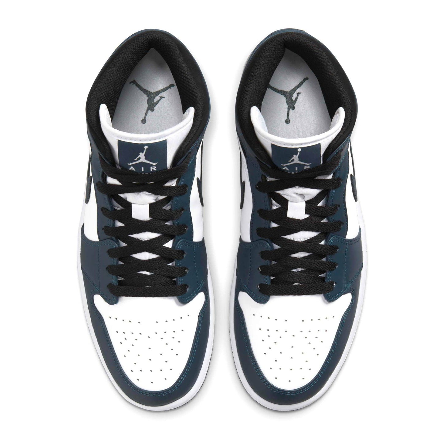 Air Jordan 1 Mid 'Dark Teal' — UK 3 | EU 35.5 | US 3.5 — Back View