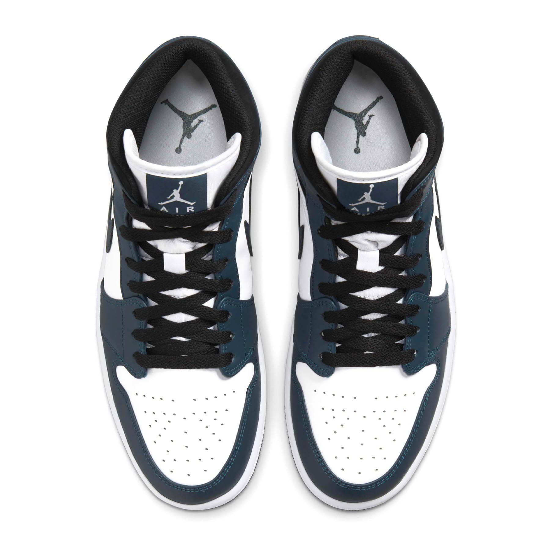 Air Jordan 1 Mid 'Dark Teal' — UK 3 | EU 35.5 | US 3.5 — Back View