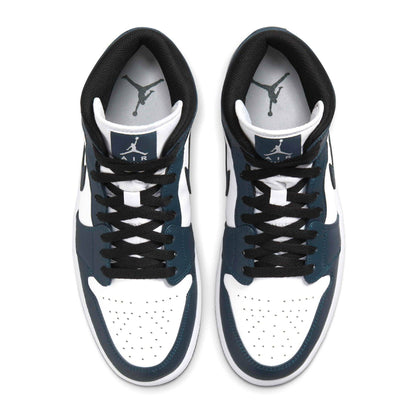 Air Jordan 1 Mid 'Dark Teal' — UK 3 | EU 35.5 | US 3.5 — Back View