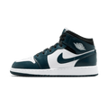 Air Jordan 1 Mid GS 'Dark Teal' — UK 13.5 | EU 32 | US 1Y — Front View
