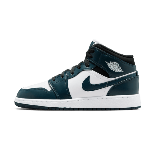 Air Jordan 1 Mid GS 'Dark Teal' — UK 13.5 | EU 32 | US 1Y — Front View