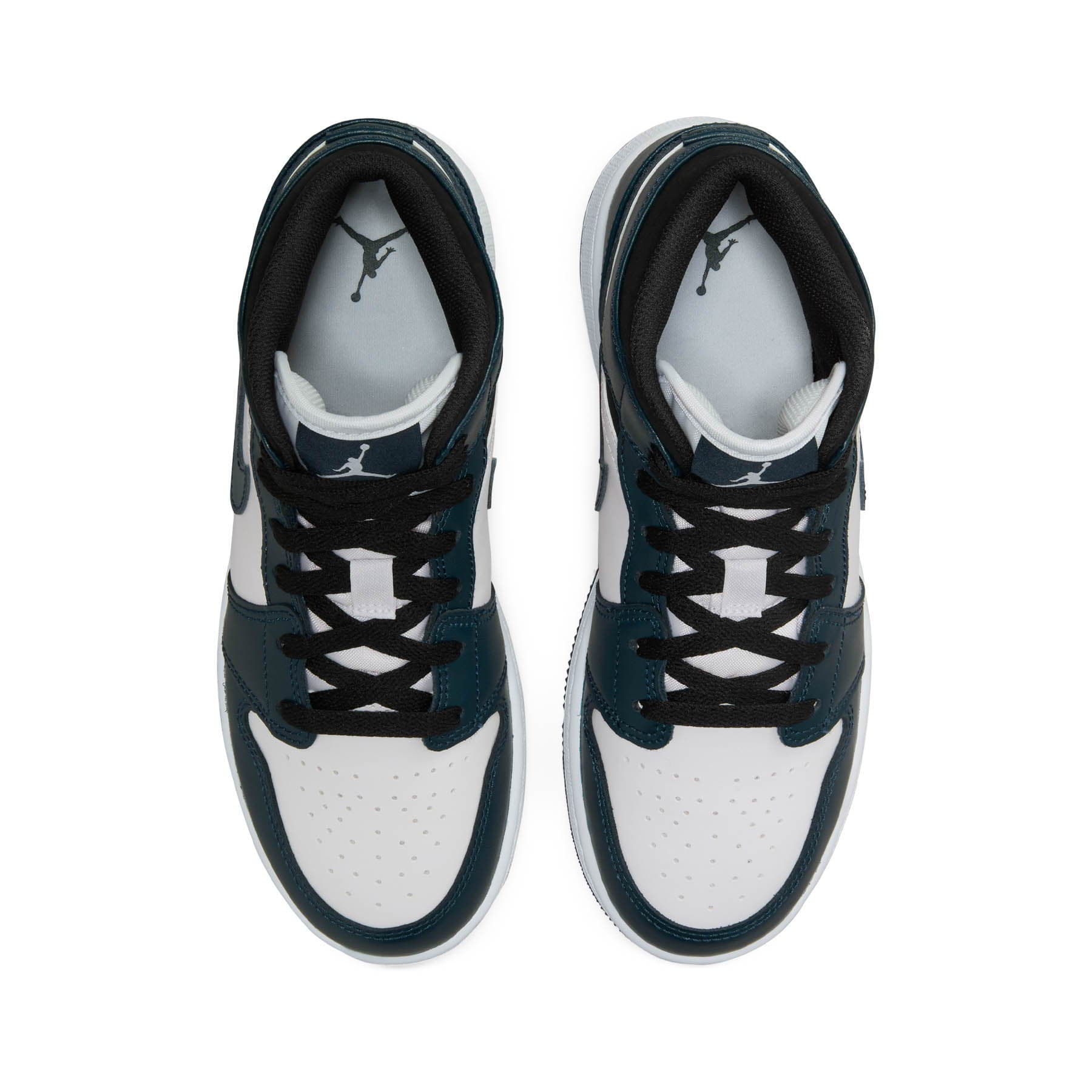 Air Jordan 1 Mid GS 'Dark Teal' — UK 13.5 | EU 32 | US 1Y — Back View