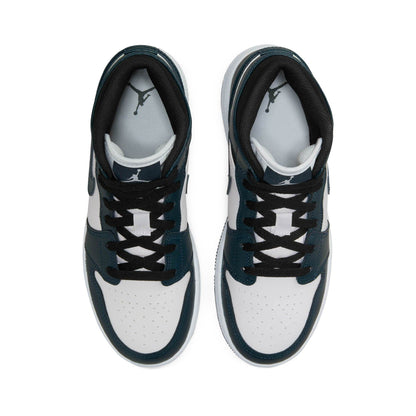 Air Jordan 1 Mid GS 'Dark Teal' — UK 13.5 | EU 32 | US 1Y — Back View