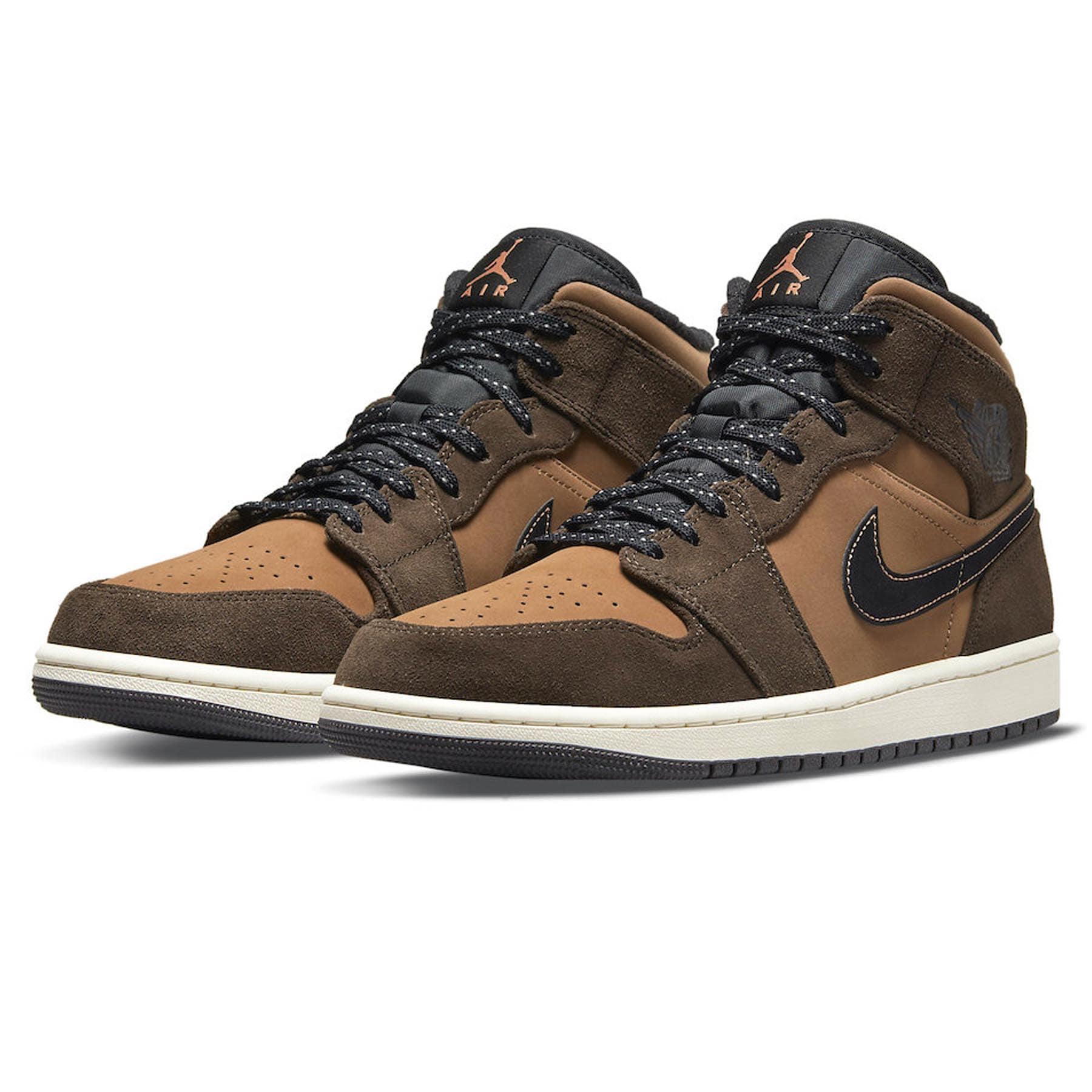 Air Jordan 1 Mid SE 'Earth Tone' — UK 3 | EU 35.5 | US 3.5 — Side View