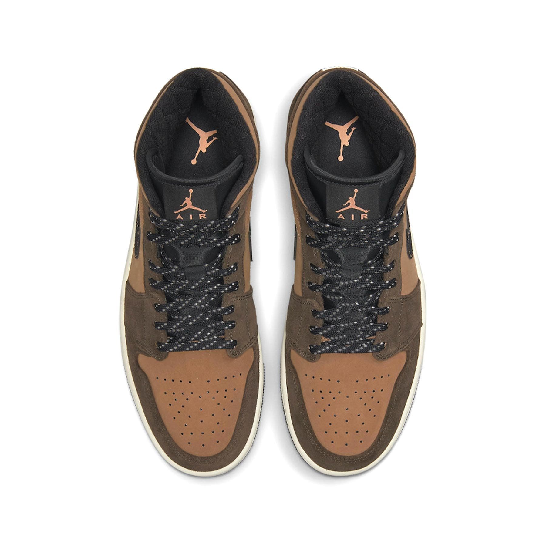 Air Jordan 1 Mid SE 'Earth Tone' — UK 3 | EU 35.5 | US 3.5 — Back View