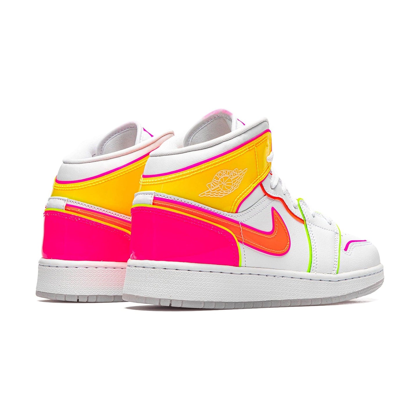 Air Jordan 1 Mid SE GS 'Edge Glow' — UK 13.5 | EU 32 | US 1Y — Back View