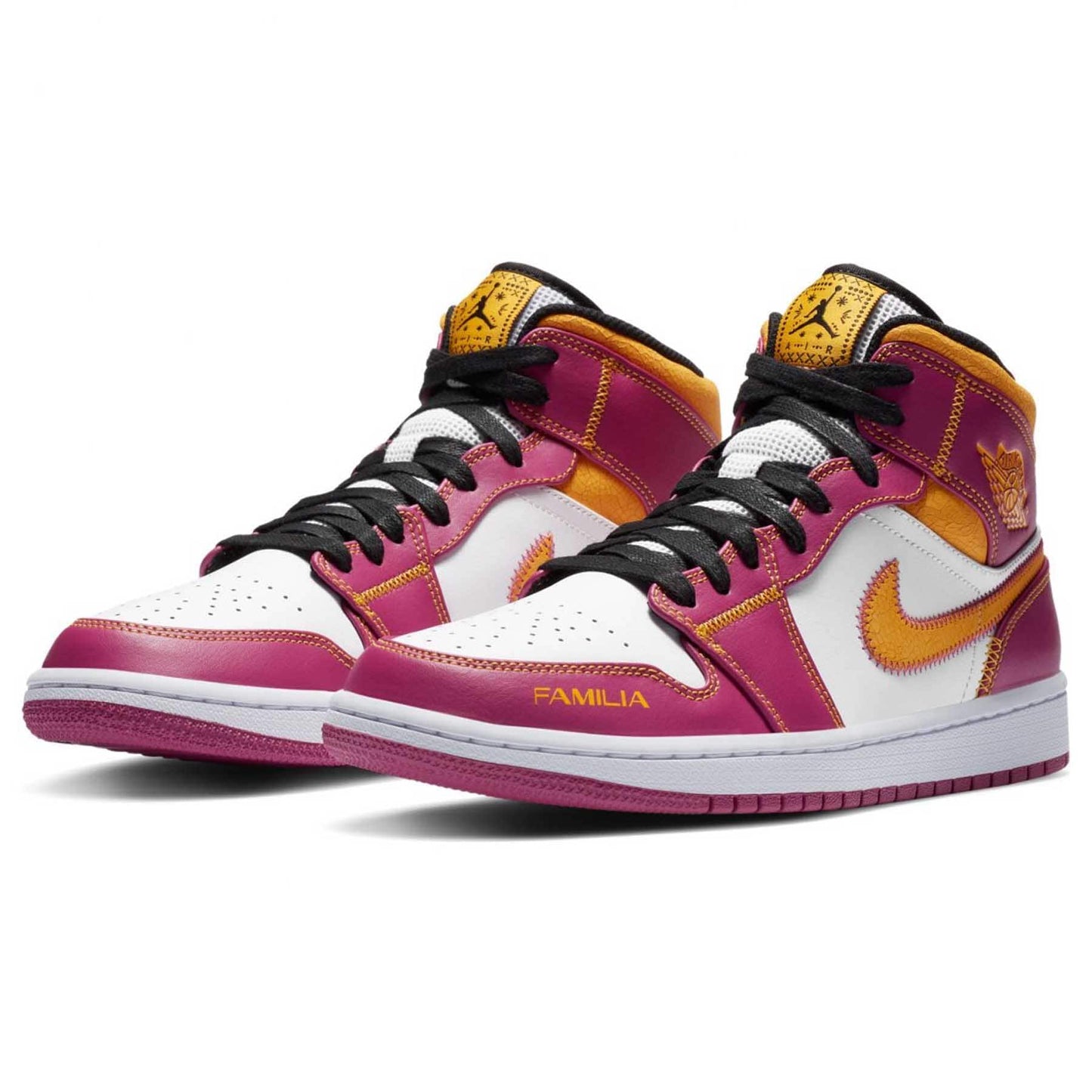 Air Jordan 1 Mid 'Día de Muertos' — UK 3 | EU 35.5 | US 3.5 — Side View