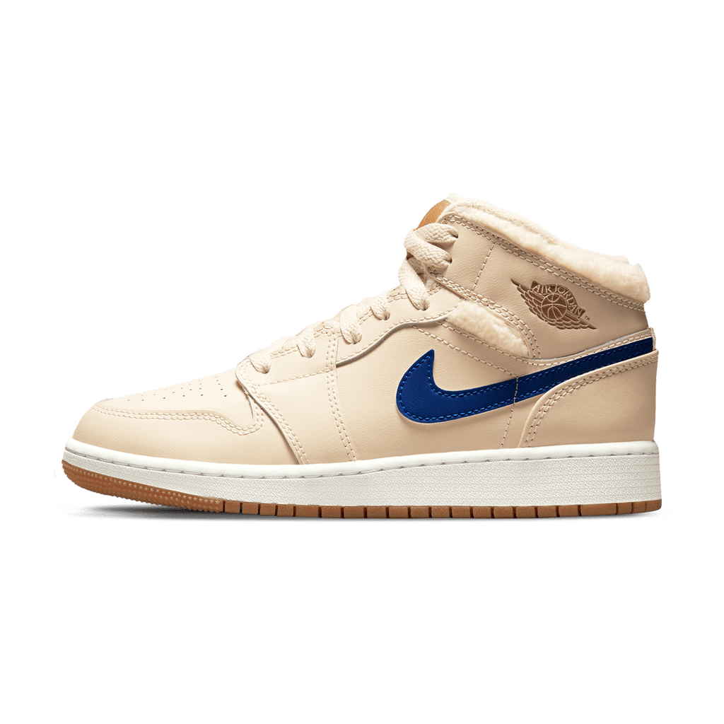 Air Jordan 1 Mid Utility GS 'Fleece' — UK 13.5 | EU 32 | US 1Y — Front View