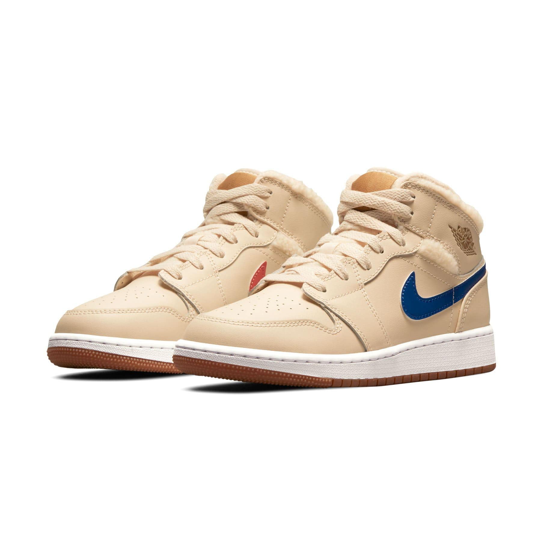 Air Jordan 1 Mid Utility GS 'Fleece' — UK 13.5 | EU 32 | US 1Y — Side View