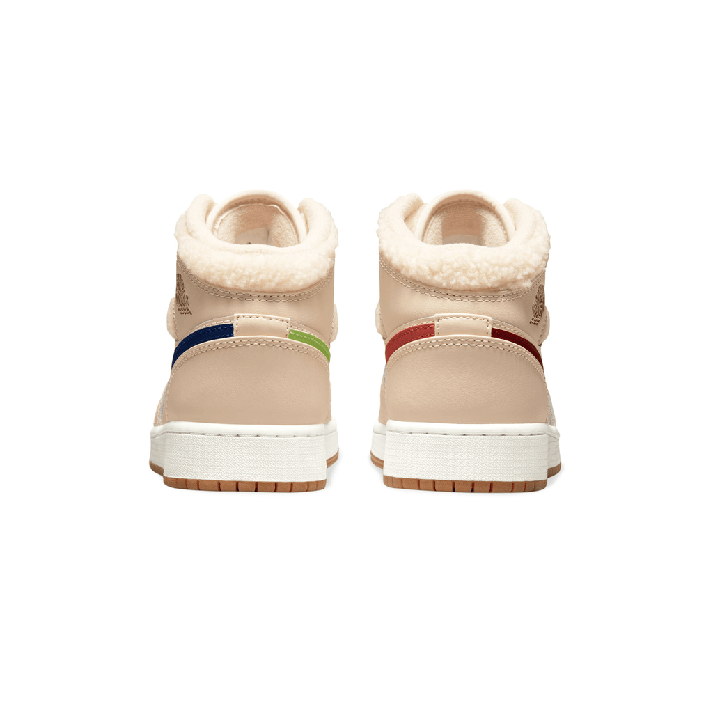 Air Jordan 1 Mid Utility GS 'Fleece' — UK 13.5 | EU 32 | US 1Y — Top View