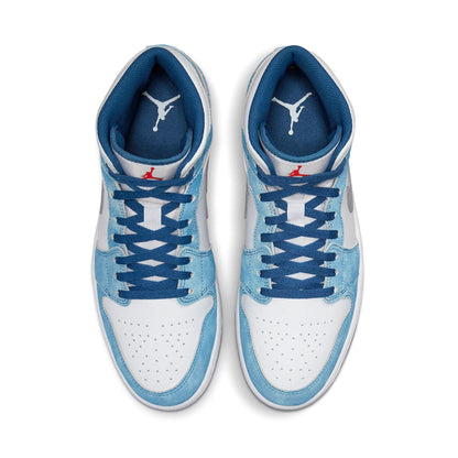 Air Jordan 1 Mid SE 'French Blue' — UK 3 | EU 35.5 | US 3.5 — Back View