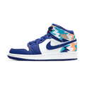 Air Jordan 1 Mid GS 'Geometric Print' — UK 13.5 | EU 32 | US 1Y — Front View