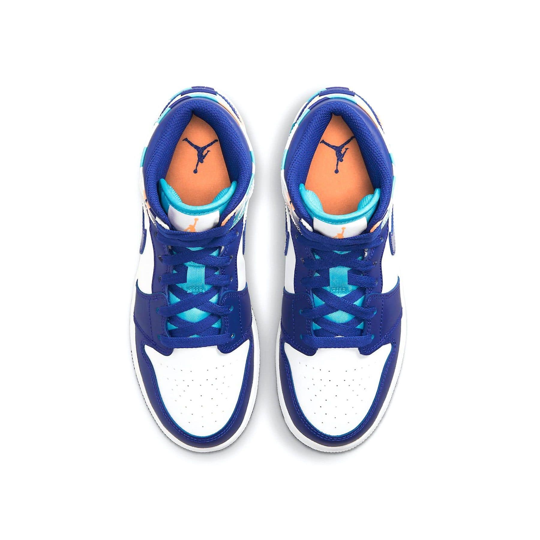Air Jordan 1 Mid GS 'Geometric Print' — UK 13.5 | EU 32 | US 1Y — Back View