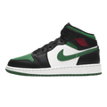 Air Jordan 1 Mid GS 'Black Pine Green' — UK 13.5 | EU 32 | US 1Y — Front View