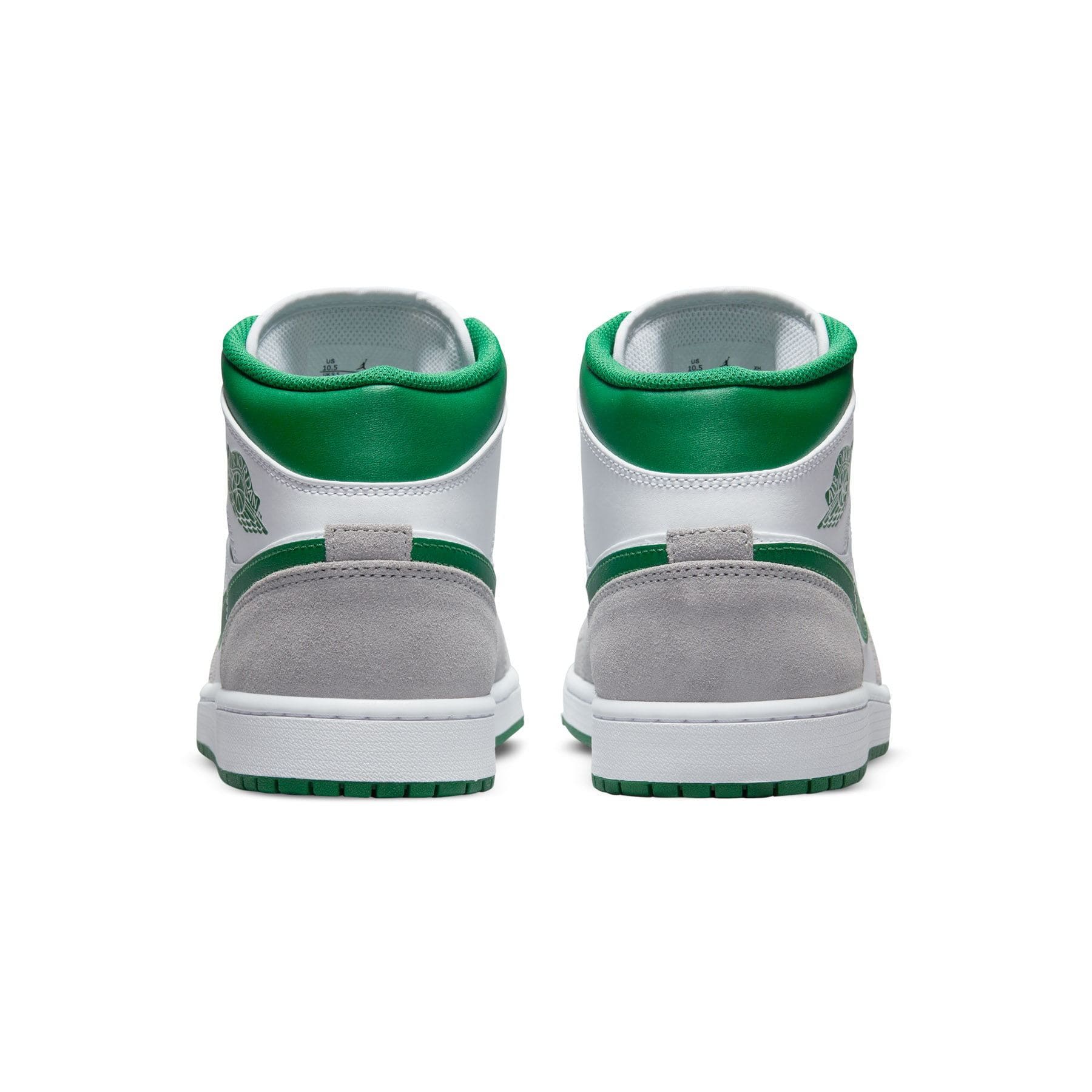 Air Jordan 1 Mid SE 'Grey Pine Green' — UK 3 | EU 35.5 | US 3.5 — Top View