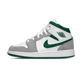Air Jordan 1 Mid GS 'Green Grey' — UK 13.5 | EU 32 | US 1Y — Front View