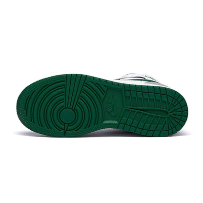 Air Jordan 1 Mid GS 'Green Grey' — UK 13.5 | EU 32 | US 1Y — Detail View