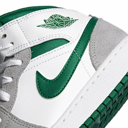 Air Jordan 1 Mid GS 'Green Grey' — UK 13.5 | EU 32 | US 1Y — Alternate View 7