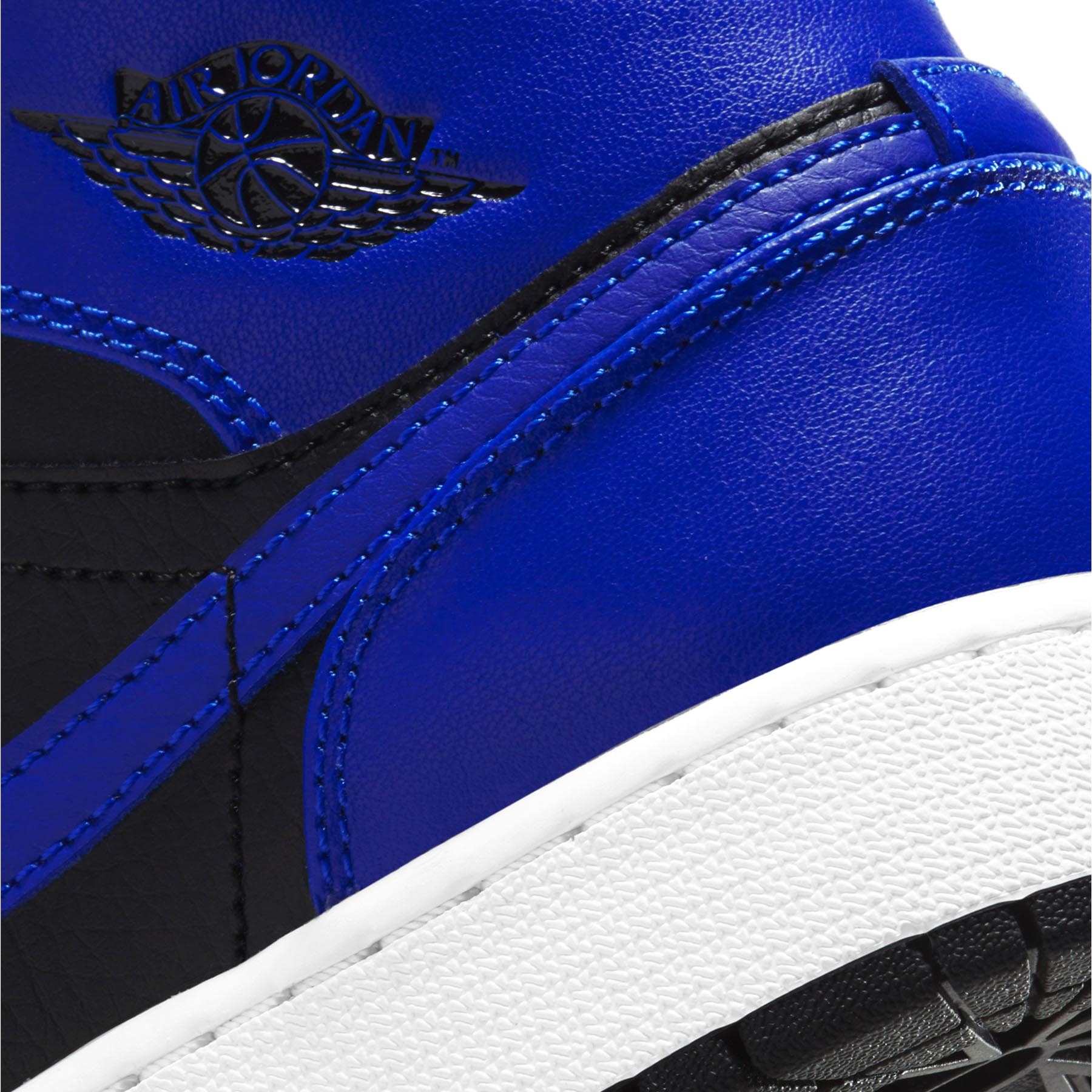Air Jordan 1 Mid GS 'Hyper Royal' — UK 13.5 | EU 32 | US 1Y — Lifestyle View