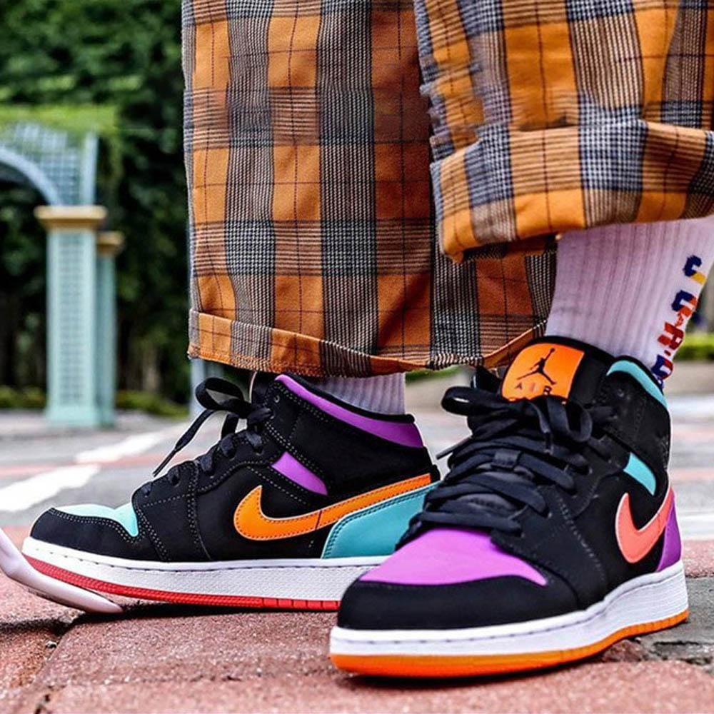 Air Jordan 1 Mid GS 'Candy' — UK 13.5 | EU 32 | US 1Y — Lifestyle View