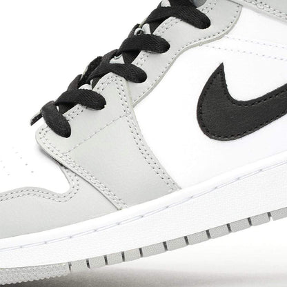 Air Jordan 1 Mid GS "Light Smoke Grey" — 2 UK | 34 EU — Top View