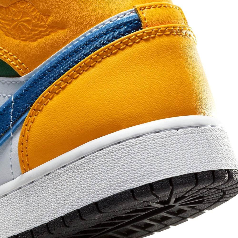 Air Jordan 1 Mid GS 'White Court Purple Teal' — UK 13.5 | EU 32 | US 1Y — Alternate View 7