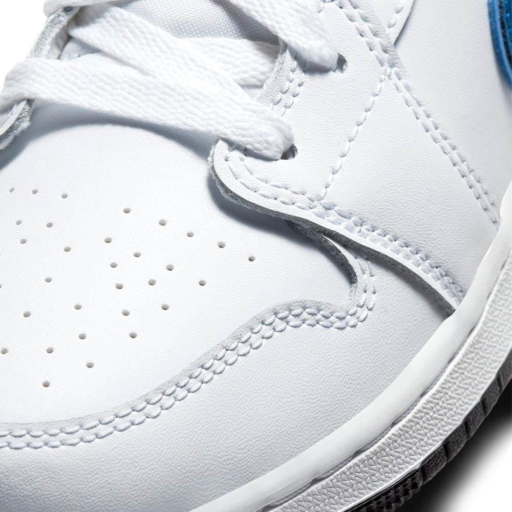 Air Jordan 1 Mid GS 'White Court Purple Teal' — UK 13.5 | EU 32 | US 1Y — Alternate View 8