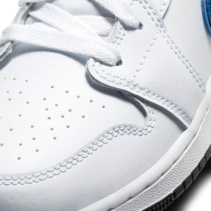 Air Jordan 1 Mid GS 'White Court Purple Teal' — UK 13.5 | EU 32 | US 1Y — Alternate View 8
