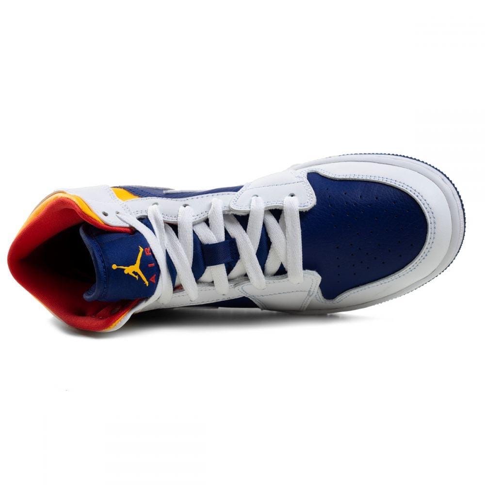 Air Jordan 1 GS Mid 'White Laser' — 2 UK | 34 EU — Back View