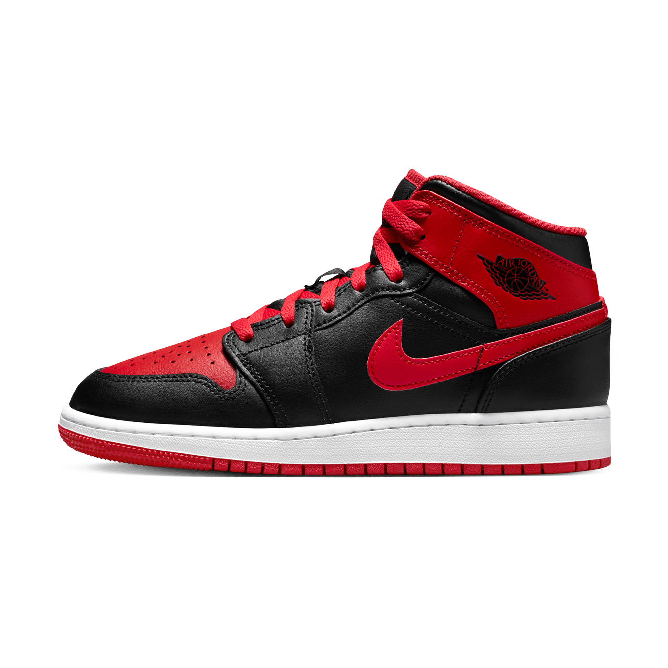Air Jordan 1 Mid GS 'Alternate Bred' — UK 13.5 | EU 32 | US 1Y — Front View