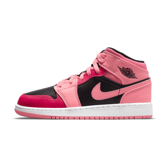 Air Jordan 1 Mid GS 'Coral Chalk' — UK 13.5 | EU 32 | US 1Y — Front View