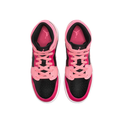 Air Jordan 1 Mid GS 'Coral Chalk' — UK 13.5 | EU 32 | US 1Y — Back View