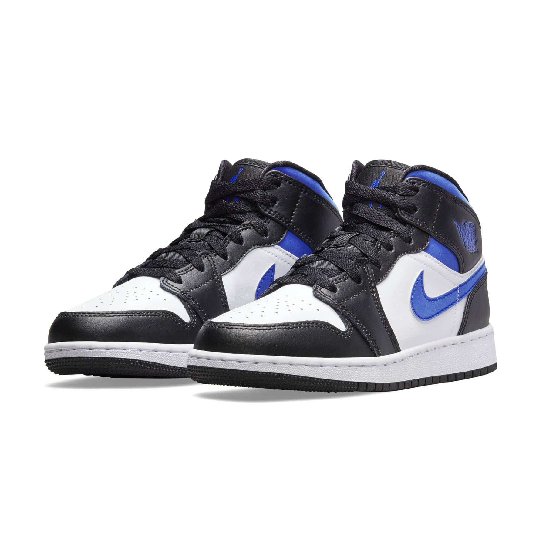 Air Jordan 1 Mid GS 'Racer Blue' — UK 13.5 | EU 32 | US 1Y — Side View