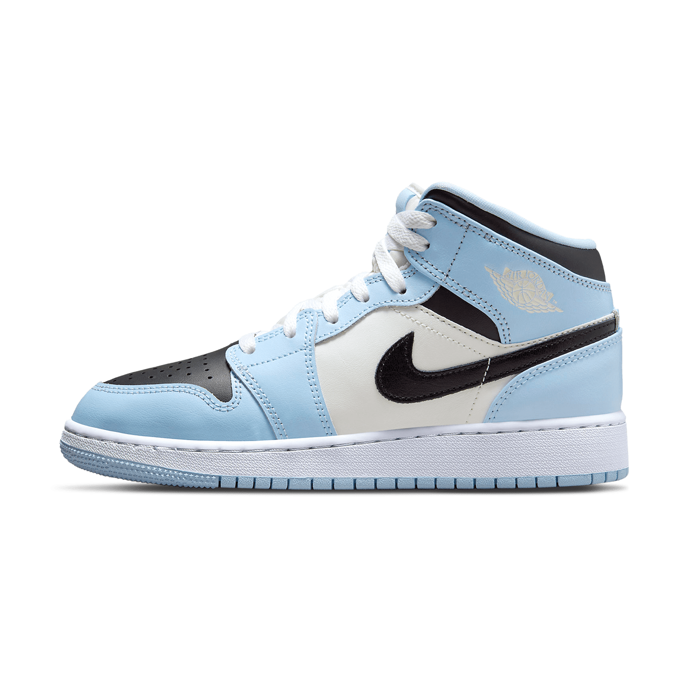 Air Jordan 1 Mid GS 'Ice Blue' — UK 13.5 | EU 32 | US 1Y — Front View
