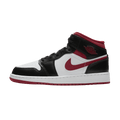 Air Jordan 1 Mid GS 'Black Gym Red' 2021 — UK 13.5 | EU 32 | US 1Y — Front View