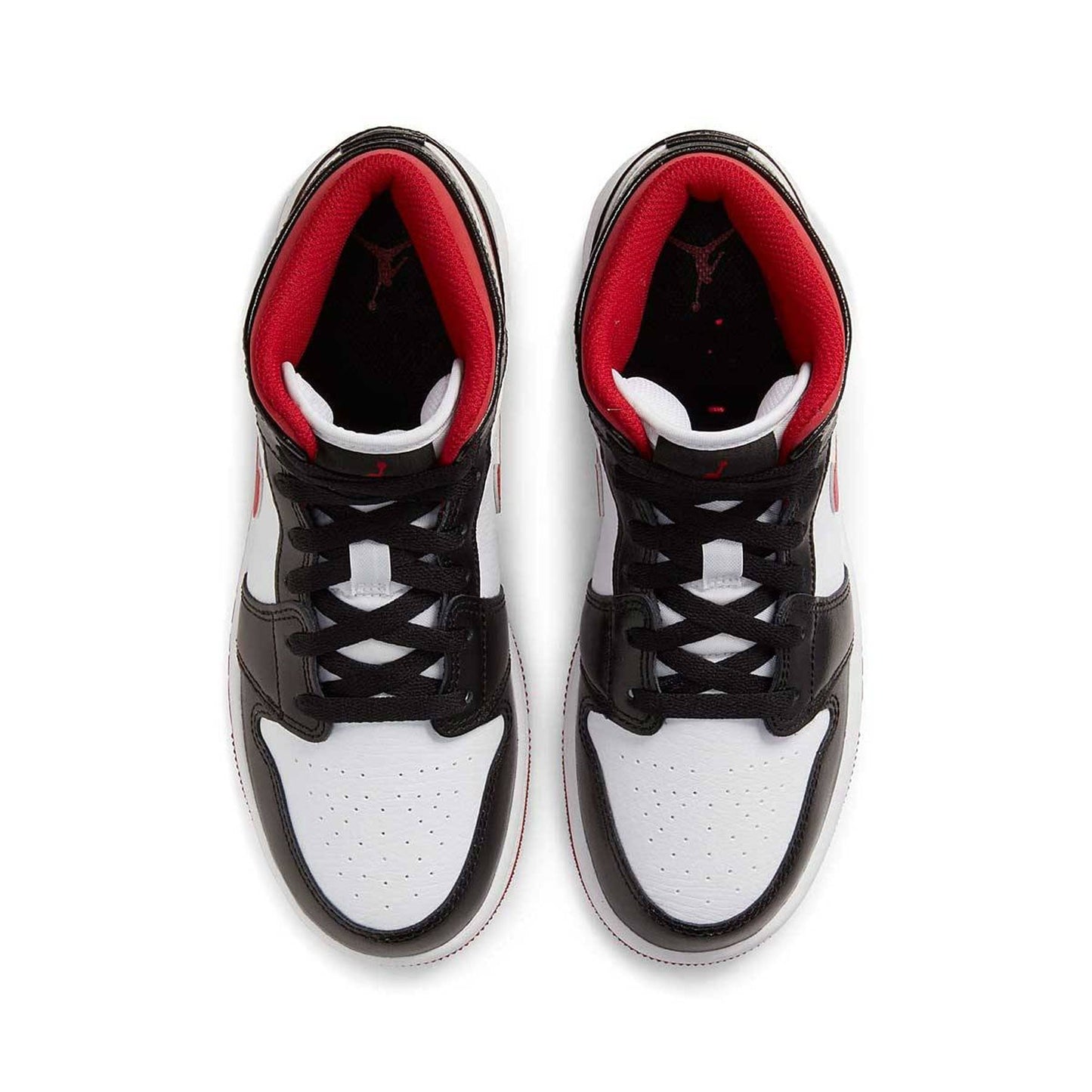 Air Jordan 1 Mid GS 'Black Gym Red' 2021 — UK 13.5 | EU 32 | US 1Y — Side View