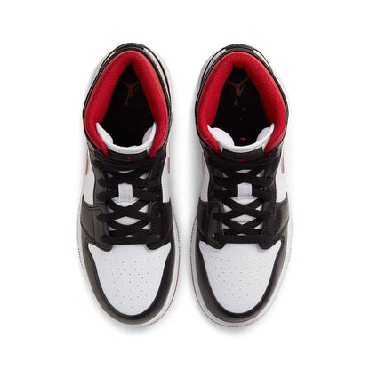 Air Jordan 1 Mid GS 'Black Gym Red' 2021 — UK 13.5 | EU 32 | US 1Y — Side View
