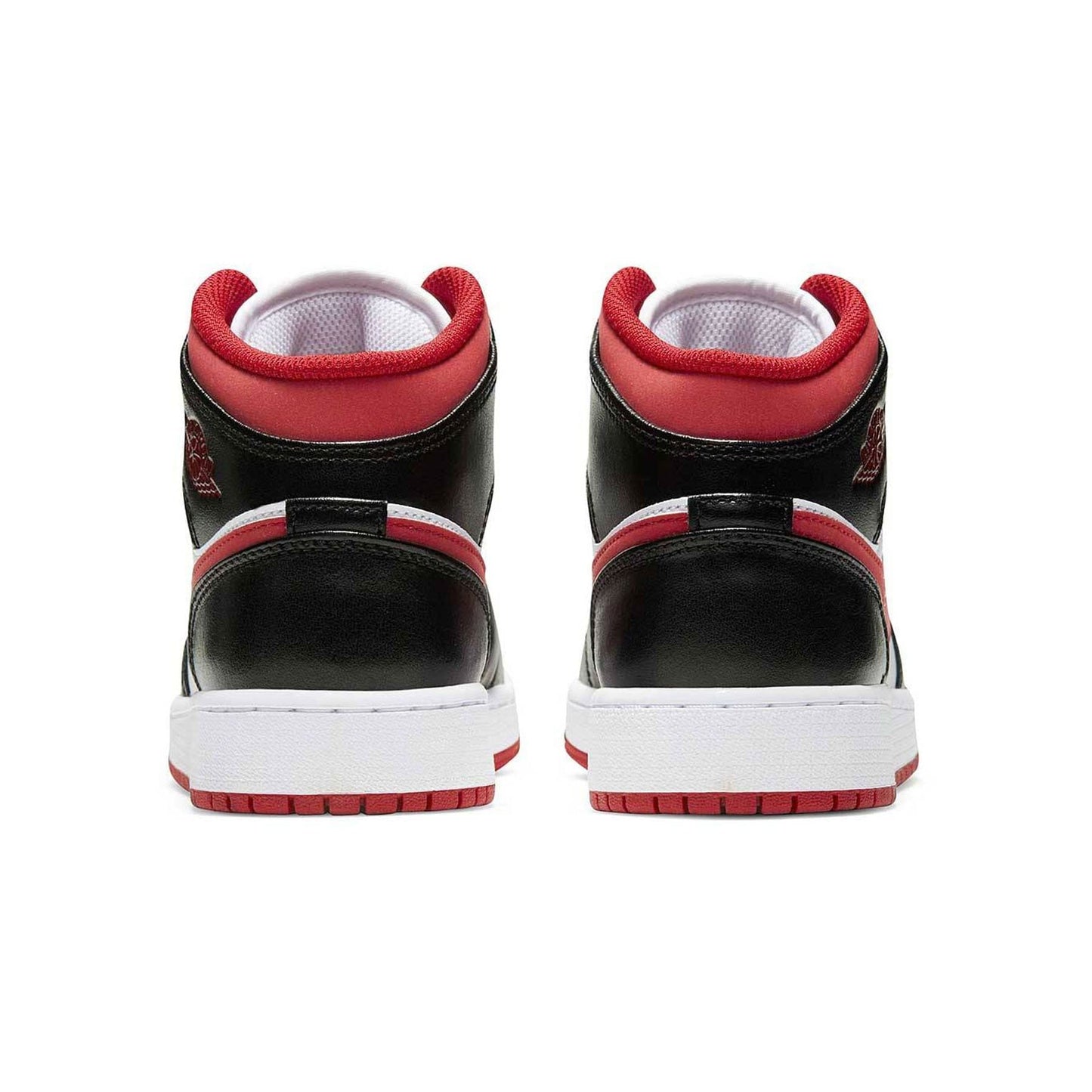 Air Jordan 1 Mid GS 'Black Gym Red' 2021 — UK 13.5 | EU 32 | US 1Y — Top View