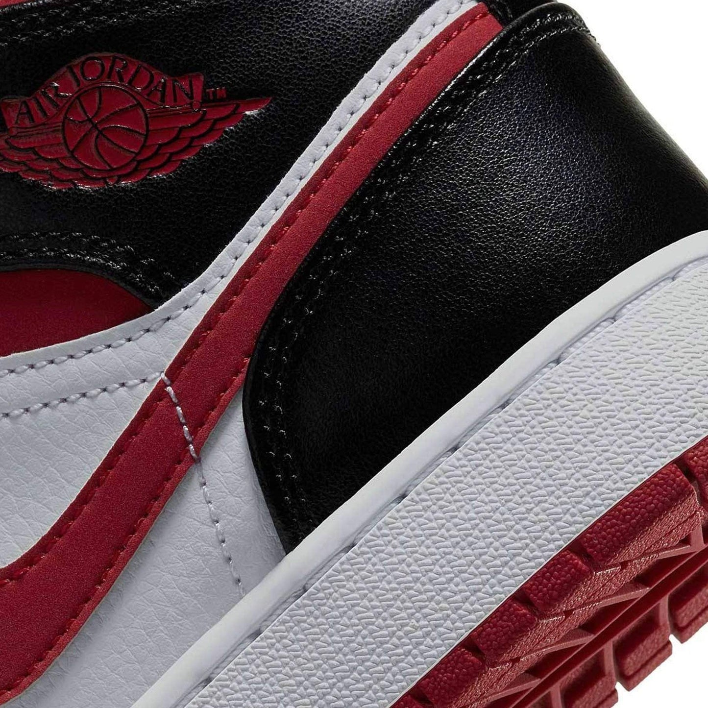Air Jordan 1 Mid GS 'Black Gym Red' 2021 — UK 13.5 | EU 32 | US 1Y — Lifestyle View