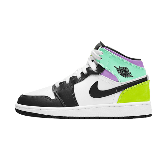 Air Jordan 1 Mid GS 'Pastel' — UK 13.5 | EU 32 | US 1Y — Front View