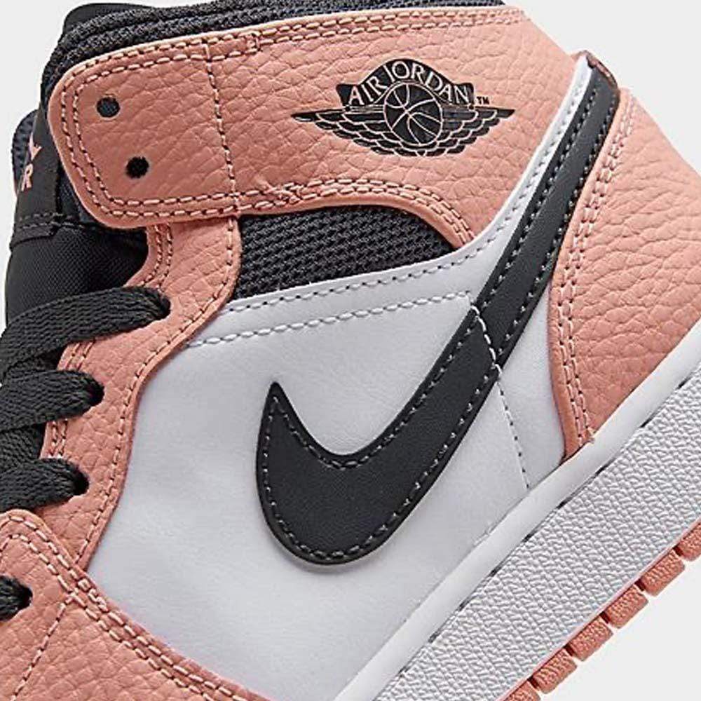 Air Jordan 1 Mid GS 'Pink Quartz' — 2 UK | 34 EU — Alternate View 7