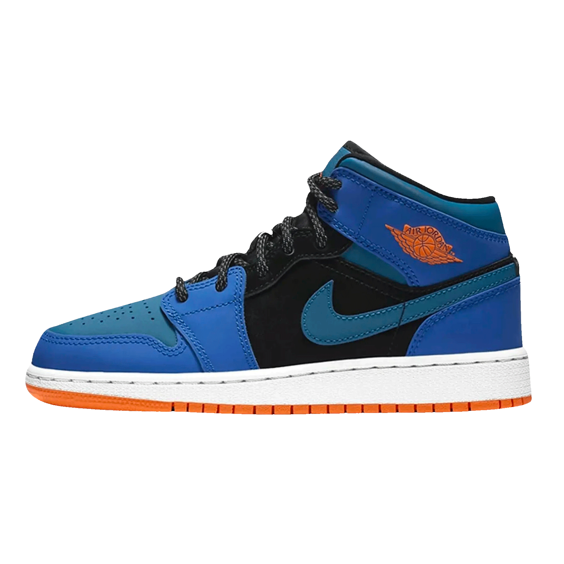 Air Jordan 1 Mid GS 'Racer Blue' — UK 13.5 | EU 32 | US 1Y — Front View
