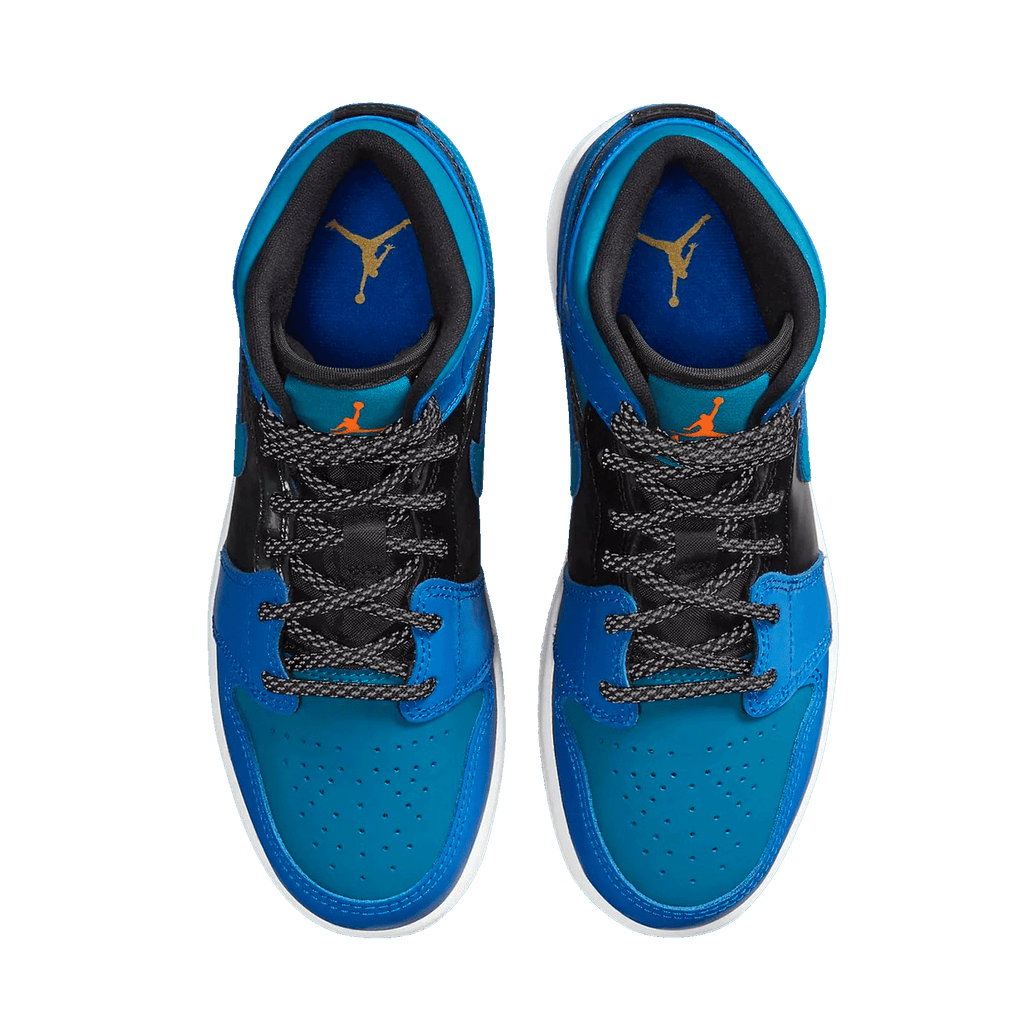 Air Jordan 1 Mid GS 'Racer Blue' — UK 13.5 | EU 32 | US 1Y — Back View