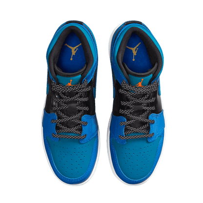 Air Jordan 1 Mid GS 'Racer Blue' — UK 13.5 | EU 32 | US 1Y — Back View