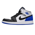 Air Jordan 1 Mid GS 'Royal White' — UK 13.5 | EU 32 | US 1Y — Front View