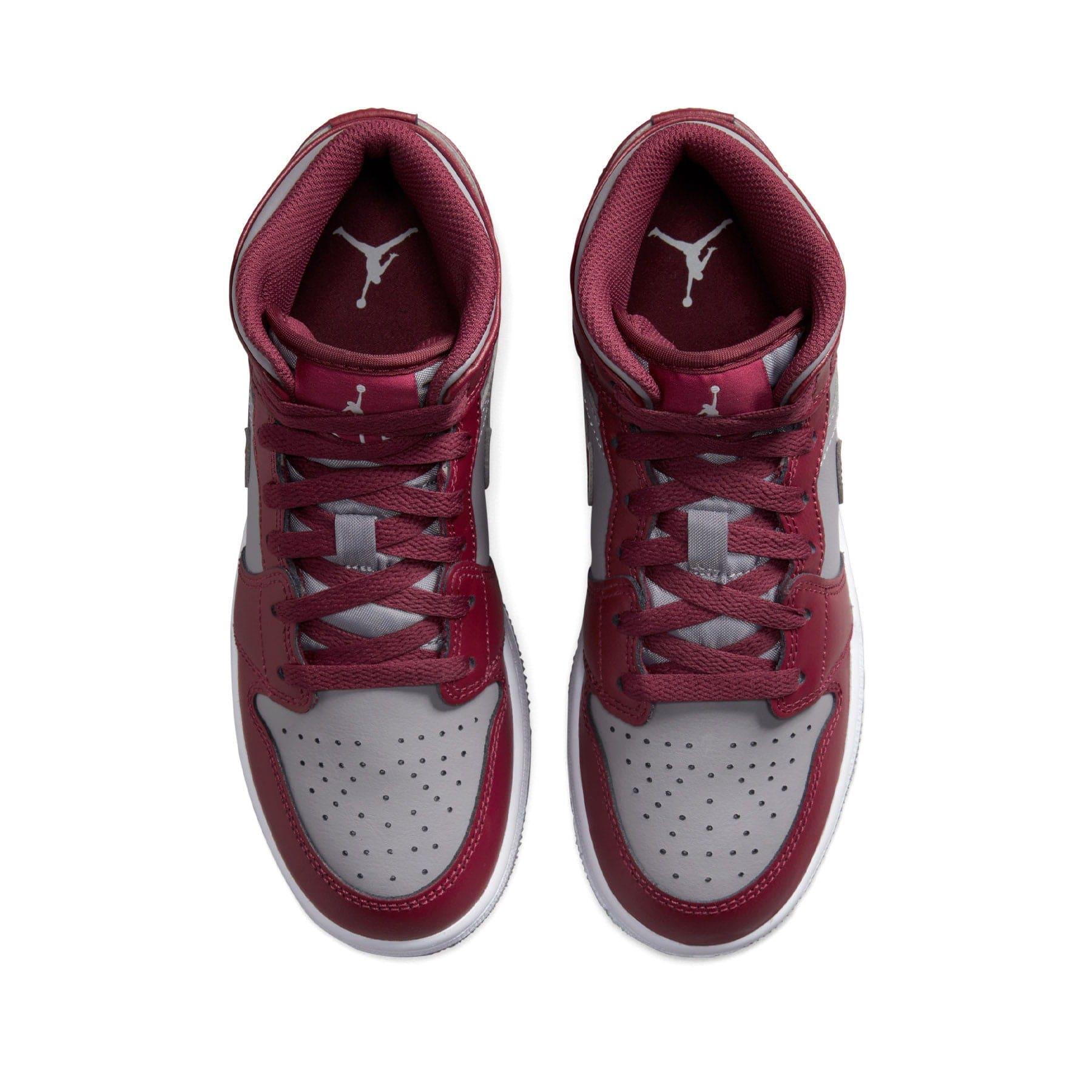 Air Jordan 1 Mid GS 'Cherrywood Red' — UK 13.5 | EU 32 | US 1Y — Back View