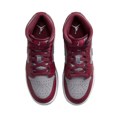 Air Jordan 1 Mid GS 'Cherrywood Red' — UK 13.5 | EU 32 | US 1Y — Back View