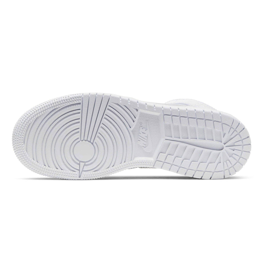 Air Jordan 1 Mid GS 'Triple White' — UK 13.5 | EU 32 | US 1Y — Detail View